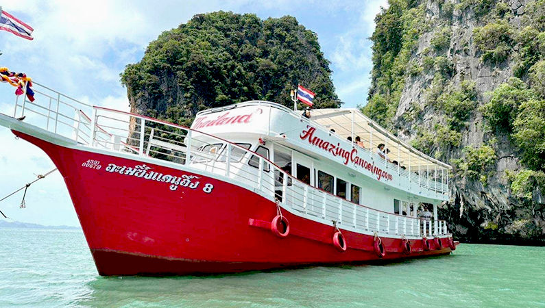 Phang Nga Bay Sea Cane+Jame Bond Island Big Boat